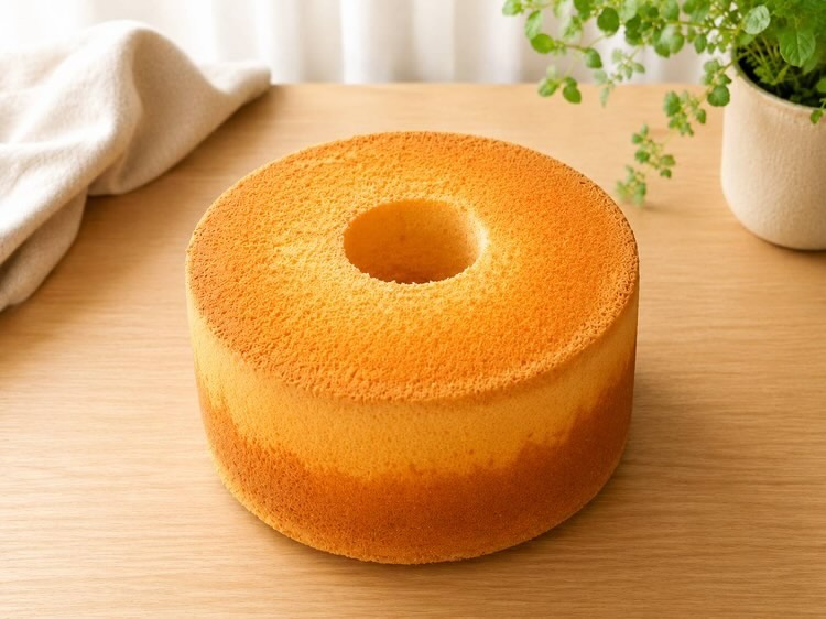 ふんわりバターシフォンケーキ